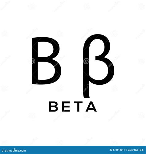 Beta Greek Symbol Small Letter Lowercase Font Icon Black Color Vector