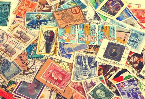 Vintage International Postage Stamps High Quality Arts
