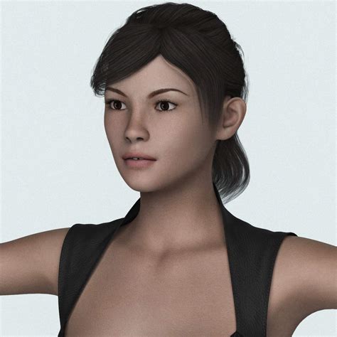 sexy girl 3d render renderhub gallery