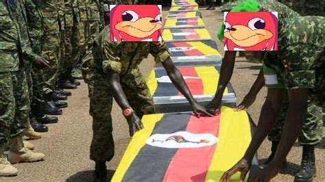 Uganda Soldiers With Flag Ugandan Knuckles Know Your Meme