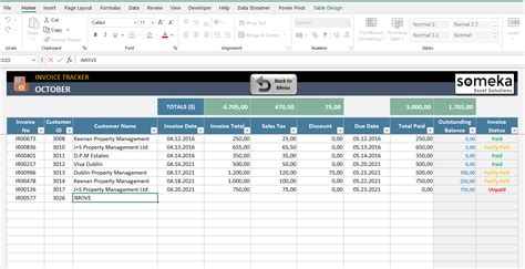 Invoice Tracker Excel Template Payment Tracking Tool