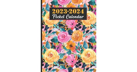 2023 2024 Pocket Calendar 2 Year Monthly Calendar Planner January 2023