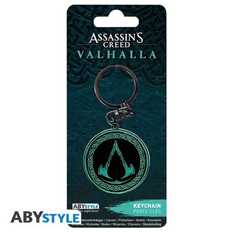 Assassin S Creed Keychain Crest Valhalla X Abysse Corp