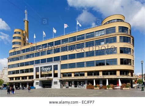 81, 38, 59, 60, 71, n09, n10. Belgium, Brussels, Ixelles, Flagey Square, Le Flagey ...