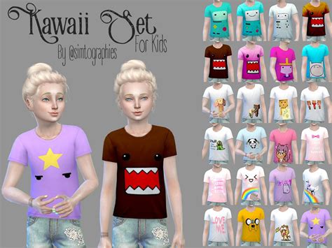 Kawaii Set For Kids The Sims 4 Catalog
