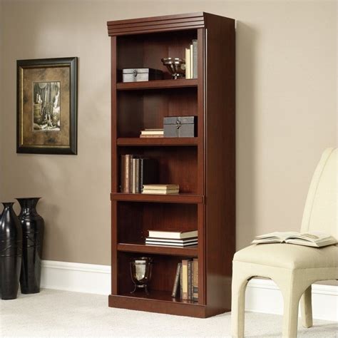 Sauder Heritage Hill 5 Shelves Bookcase In Classic Cherry 102795