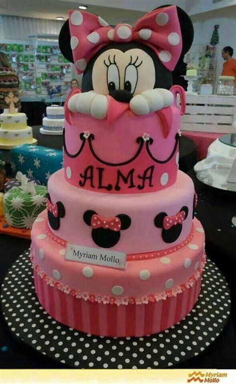 All characters are made from a fondant. Pin by Amy Halverson on Rydia's 3rd Birthday | Minnie ...