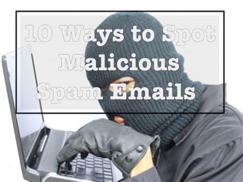 10 Ways To Spot Malicious Spam Emails Vodien