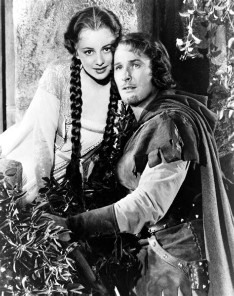 Olivia De Havilland And Errol Flynn The Adventures Of Robin Hood