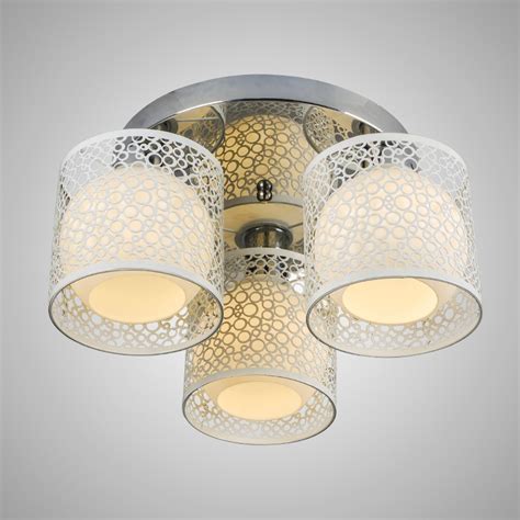 Three Led Ceiling Glass Dome Light Lighting Pop