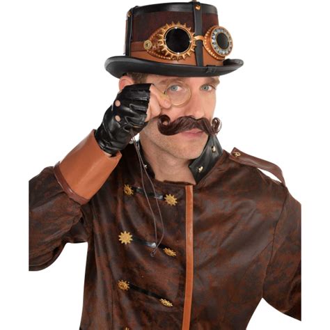 Steampunk Monocle And Moustache Set Amscan Asia Pacific