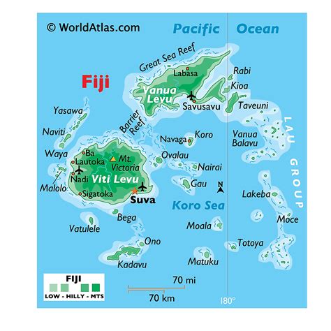 Mapas De Fiyi Atlas Del Mundo