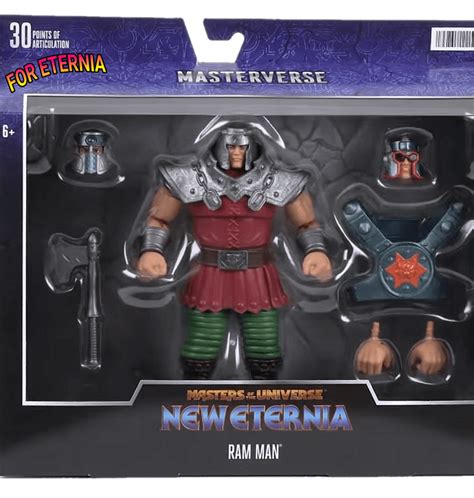 masters of the universe masterverse new eternia deluxe ram man 7 acti infinity collectables