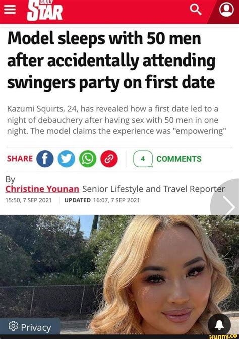 Tar Model Sleeps With So Men After Accidentally Attending Swingers Party On First Date Kazumi