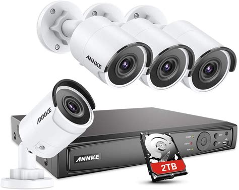 Annke 4k Poe Cctv Home Security Camera System With 4x 8mp Outdoor Poe