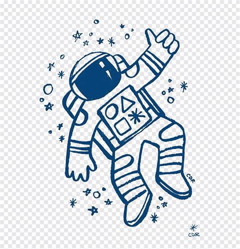 Free Download Astronaut Illustration Astronaut Drawing Outer Space