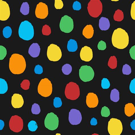 Seamless Colorful Dots Pattern Vector Download Free Vectors Clipart