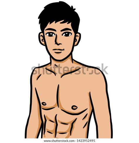 Cartoon Sexy Man On White Background Stock Illustration 1423952495