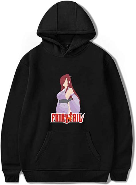 Aterain Anime Fairy Tail Hoodie Long Sleeve Pullover Adult