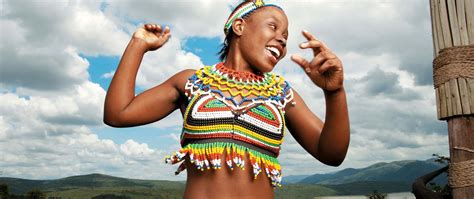 The Zulu Reed Dance Is An Event To Celebrate Zulu Culture When Young Zulu Girls Prepare For