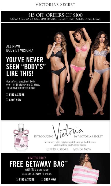 Vs Email Perfect Body Victoria Secret Body