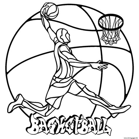 Mandala Basketball Coloriage Mandalas Coloriages Pour Enfants My Xxx