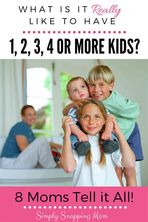 Exactly How Many Kids Should You Have How Many Kids Working Mom