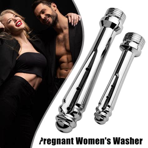 Women Anal Cleaning Shower Head Metal Anus Enema Vaginal Washing Douche Clean Ebay