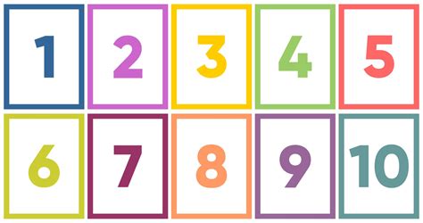 Printable Numbers 1 10 Flashcards Take A Look At Our Flashcard Video To Accompany These Flashcards