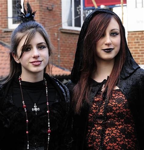 Goth Teenagers Young Goths Posing In Town Tim Knowles Flickr