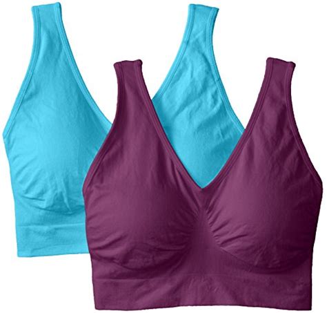 Rhonda Shear Womens 2 Pack Ahh Bra With Removable Pads
