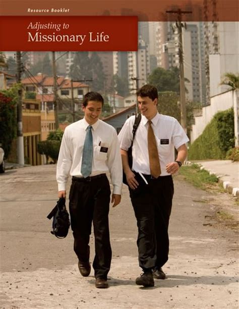 Lds Booklet Adjusting To Missionary Life Lds365 Resources From The