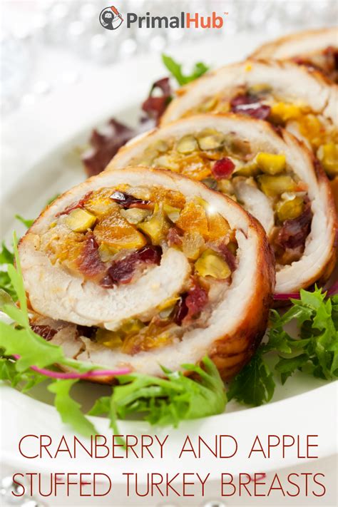 Cranberry And Apple Stuffed Turkey Breasts Turkey Roulade Roulade