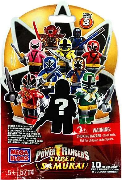 Mega Bloks Power Rangers Super Samurai Series 3 Mystery Pack ToyWiz