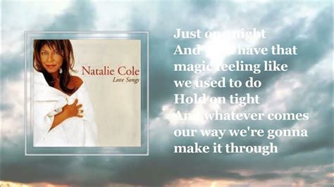 Natalie Cole Miss You Like Crazylyrics Youtube