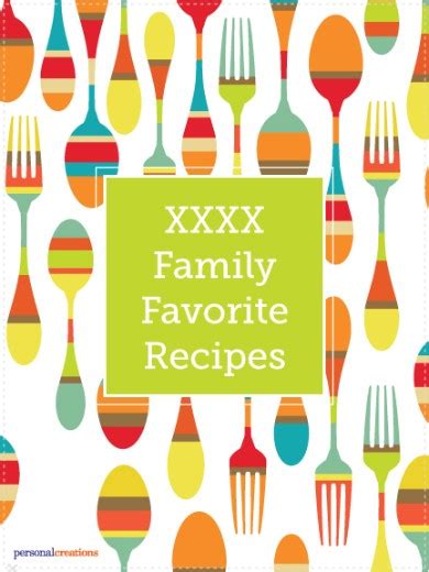 Recipe book cover templates creative images. Make Your Own Personalized Family Favorite Recipes Book ...