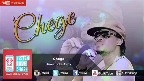 Uswazi Take Away Chege Official Audio Youtube