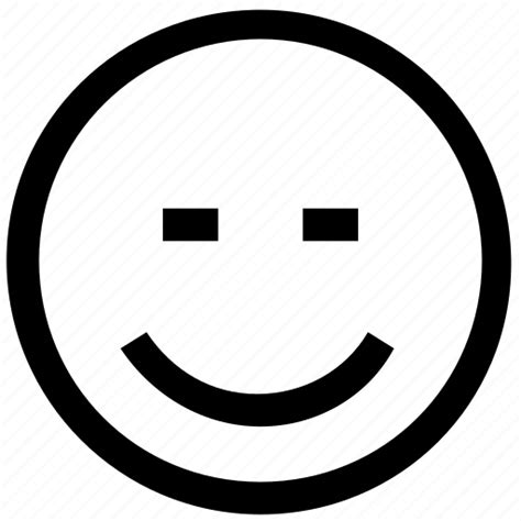 Calm Face Happy Smiley Icon