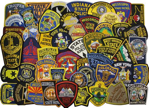 Set Of All 50 State Police Patches