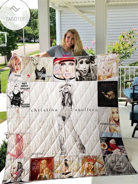 Christina Aguilera Quilt Blanket Tagotee