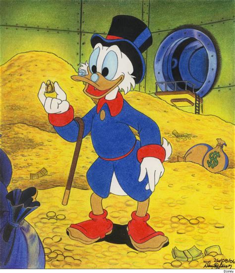 Duck Tales Scrooge In His Money Vault Donald Duck Pinterest Money And Ducks