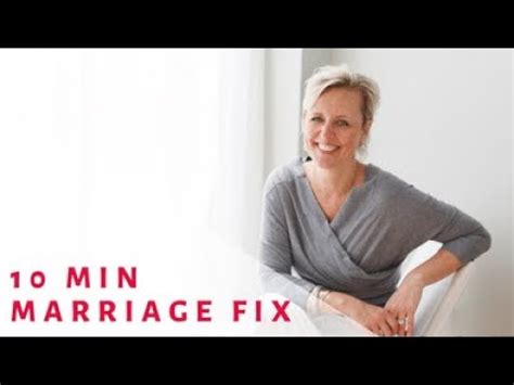 Most importantly, especially if you have children who need you to learn how to be more emotionally healthy as individuals and as a couple, is for the two of you both to commit to building a new. 10 MIN MARRIAGE FIX - YouTube