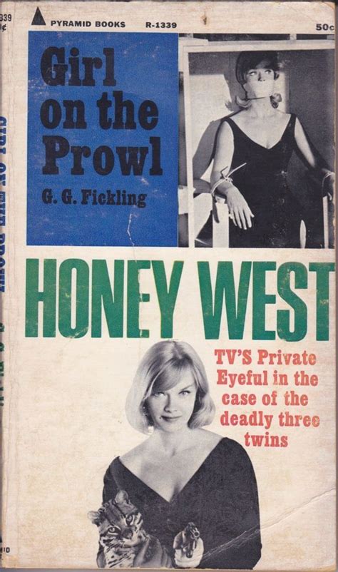 Honey West Anne Francis Tv Tie In Paperback Book 1965 Anne Francis I