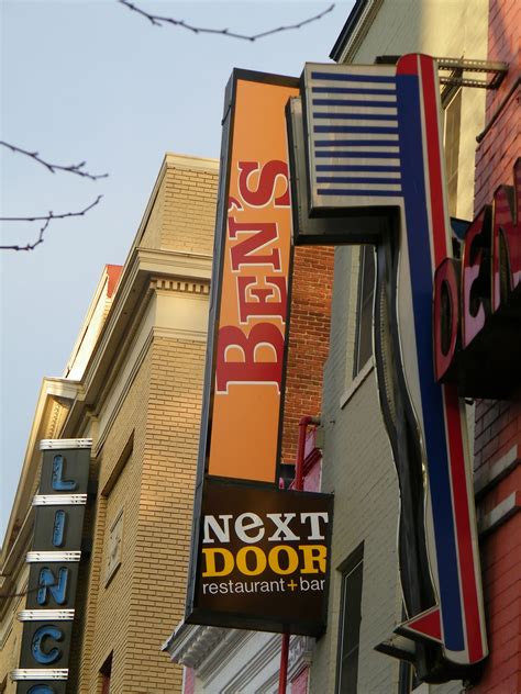 Ben's Next Door (Washington, DC) | Door signs, Next door, Next