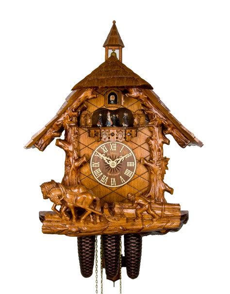 Adolf Herr Cuckoo Clock The Lumberjack Ah 4061 8tmt New Ebay