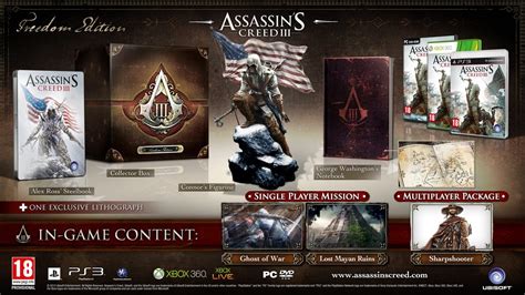 Assassin S Creed Iii Collector S Editions Revealed Push Square