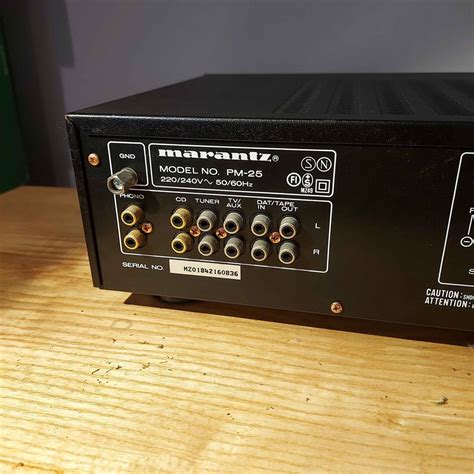 Marantz Pm 25 Stereo Amplifier With Phono Preamp The Shonk
