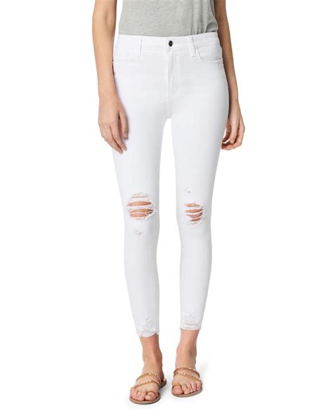 Joe S Jeans The Charlie Frayed Ankle Skinny Jeans Neiman Marcus
