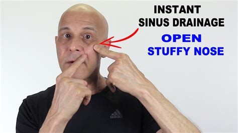 Instant Sinus Drainage Open Stuffy Nose Dr Alan Mandell Dc Youtube