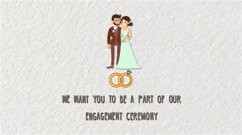 Engagement Video Invitation Animated Youtube